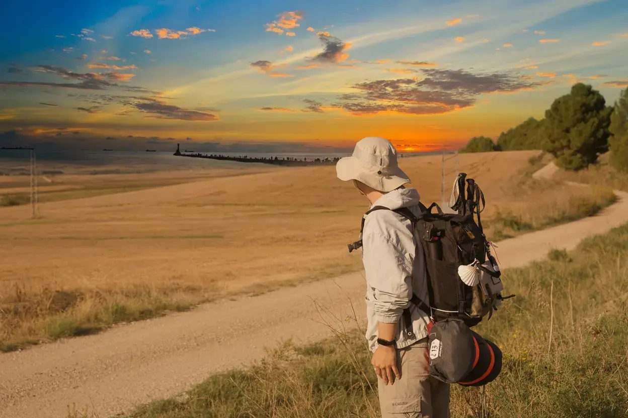 朝聖之路的夕陽